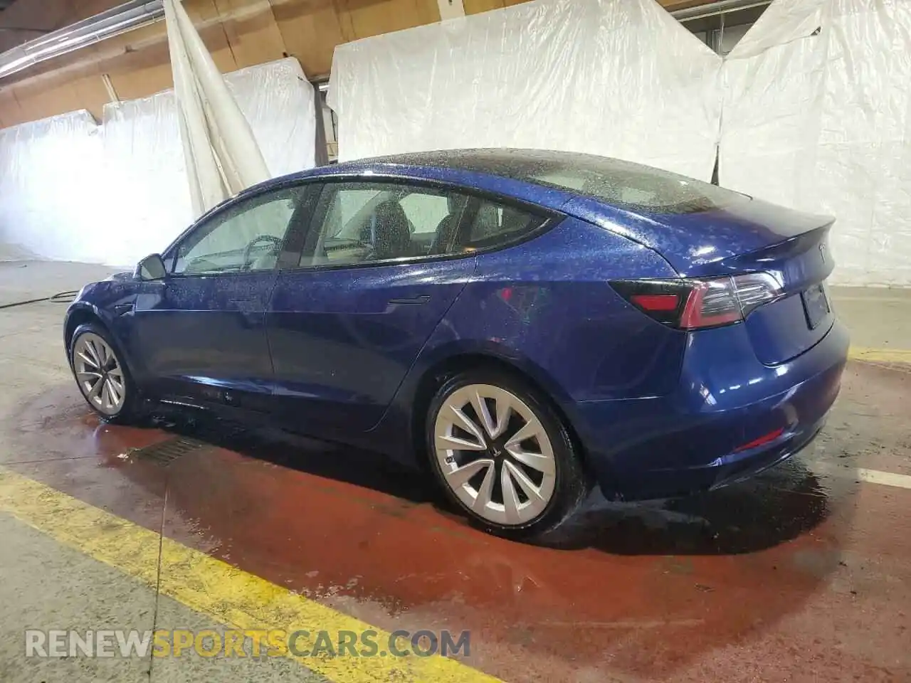 2 Photograph of a damaged car 5YJ3E1EA7NF289926 TESLA MODEL 3 2022