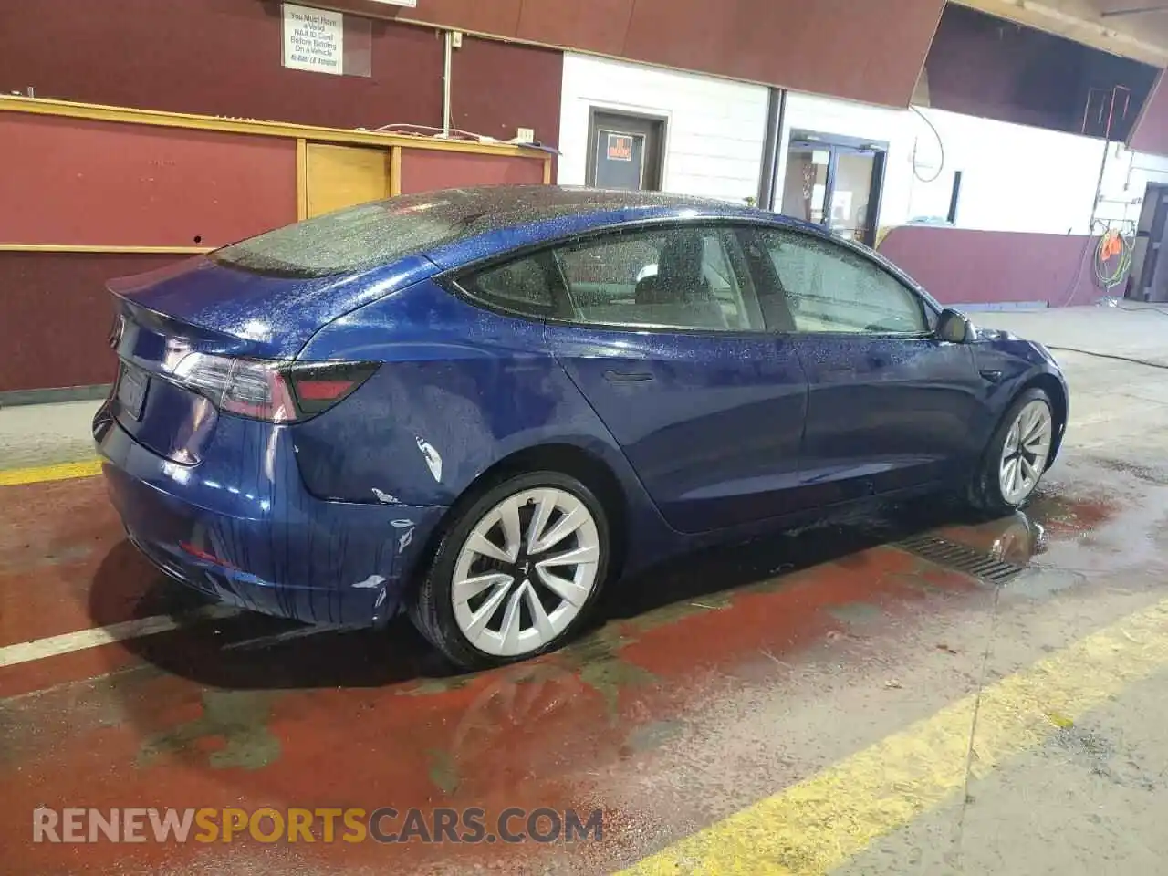 3 Photograph of a damaged car 5YJ3E1EA7NF289926 TESLA MODEL 3 2022