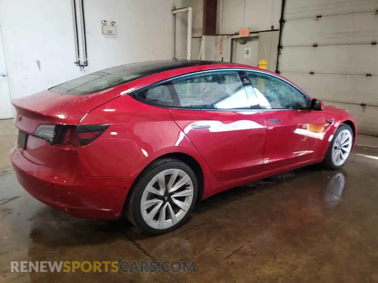 3 Photograph of a damaged car 5YJ3E1EA7NF290784 TESLA MODEL 3 2022