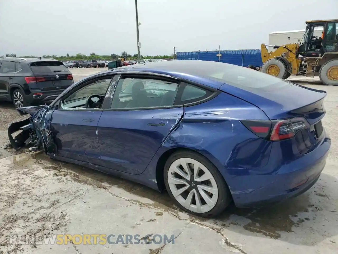 2 Photograph of a damaged car 5YJ3E1EA7NF368657 TESLA MODEL 3 2022