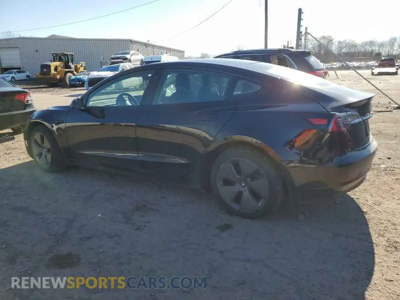2 Photograph of a damaged car 5YJ3E1EA7NF368741 TESLA MODEL 3 2022