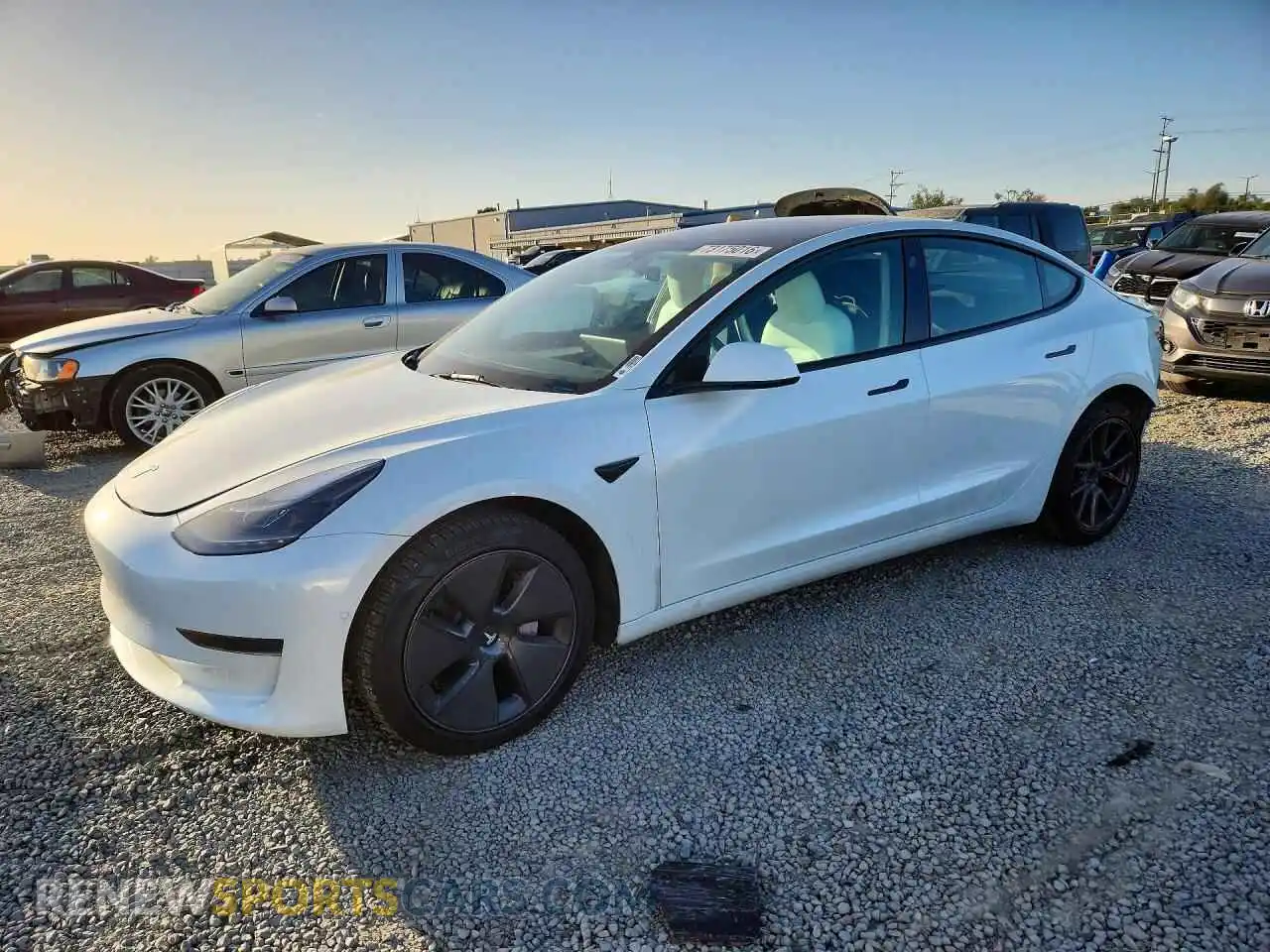 1 fotografías del automóvil dañado 5YJ3E1EA7NF376502 TESLA MODEL 3 2022