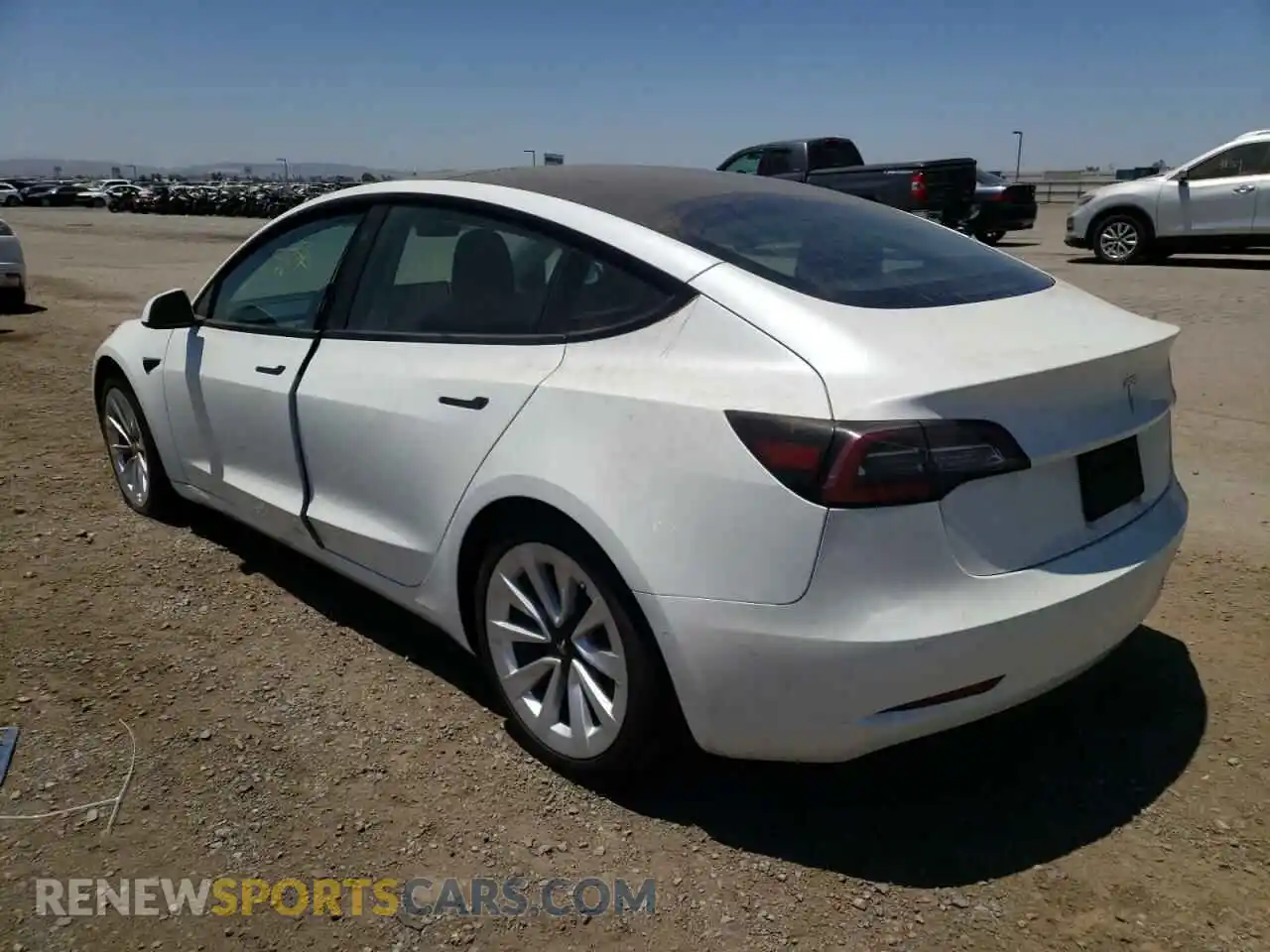 3 Photograph of a damaged car 5YJ3E1EA8NF145320 TESLA MODEL 3 2022