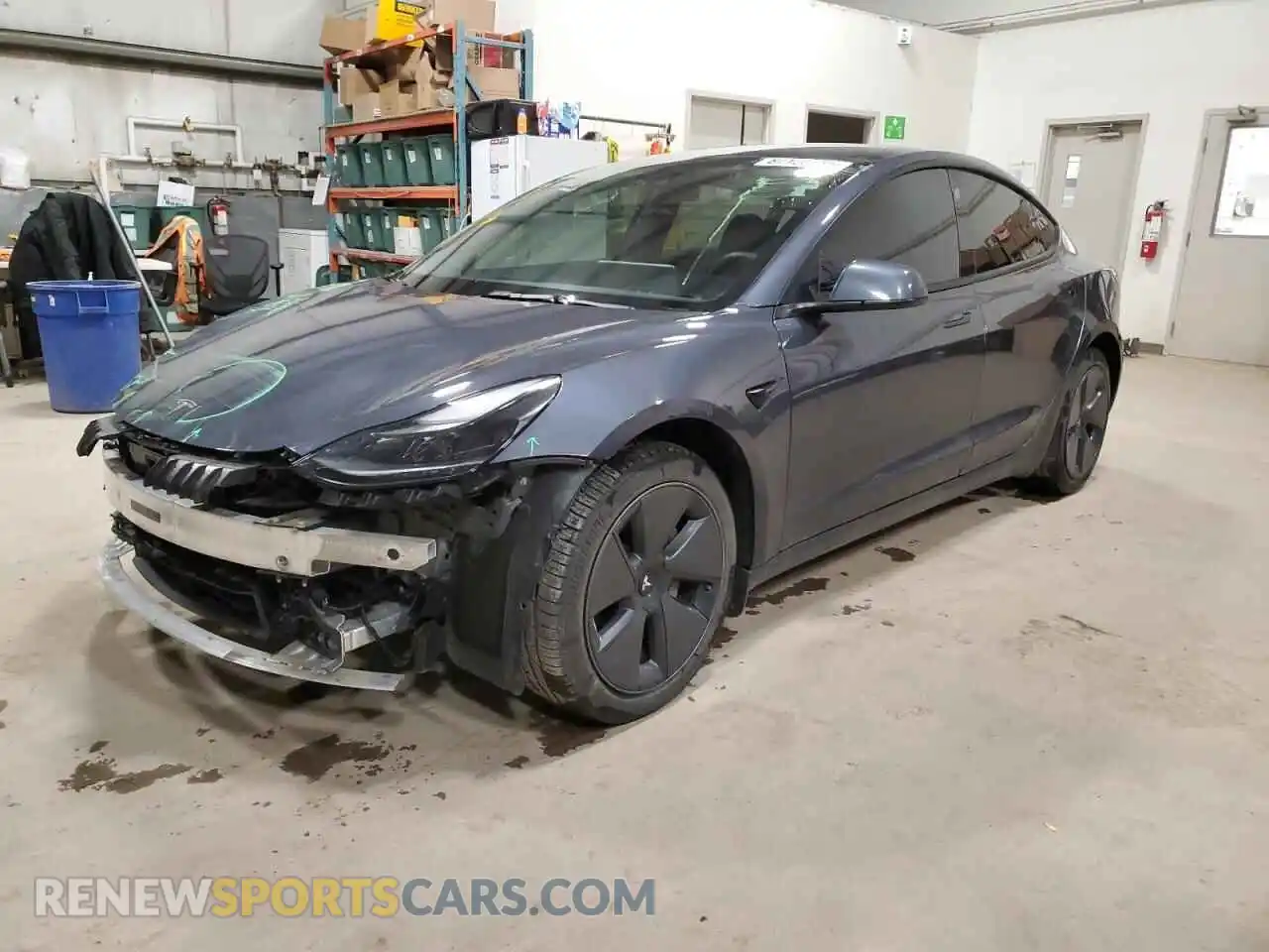 1 Photograph of a damaged car 5YJ3E1EA8NF164689 TESLA MODEL 3 2022