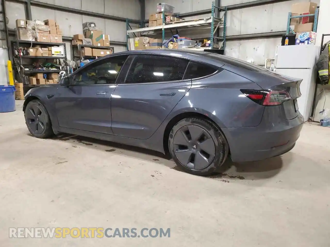 2 Photograph of a damaged car 5YJ3E1EA8NF164689 TESLA MODEL 3 2022
