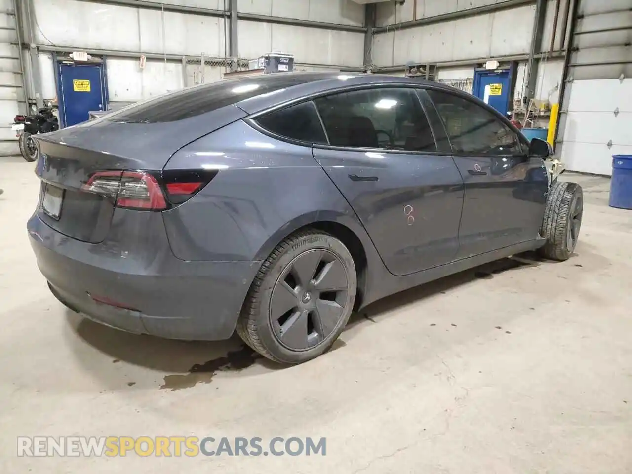 3 Photograph of a damaged car 5YJ3E1EA8NF164689 TESLA MODEL 3 2022