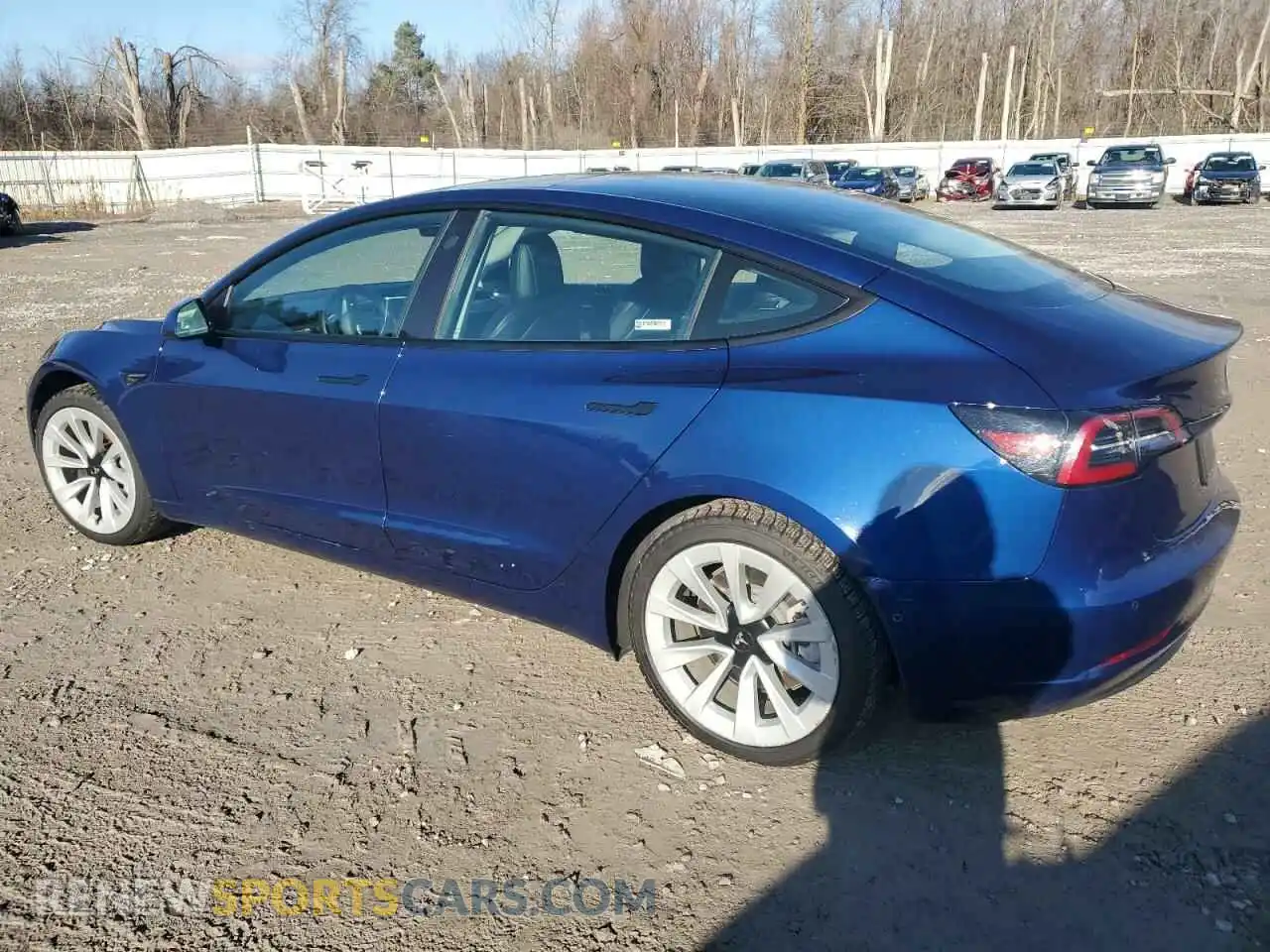 2 Photograph of a damaged car 5YJ3E1EA8NF186871 TESLA MODEL 3 2022