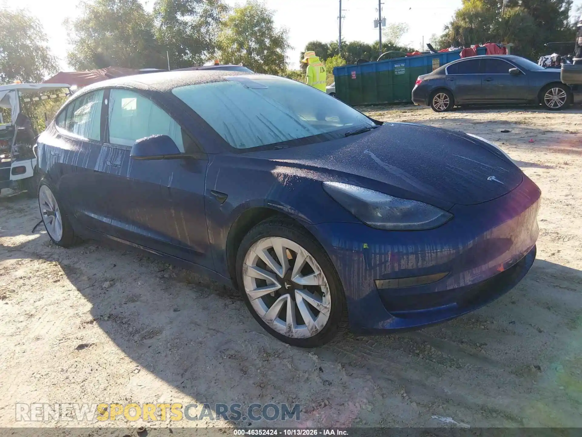 1 Фотография поврежденного автомобиля 5YJ3E1EA8NF188992 TESLA MODEL 3 2022
