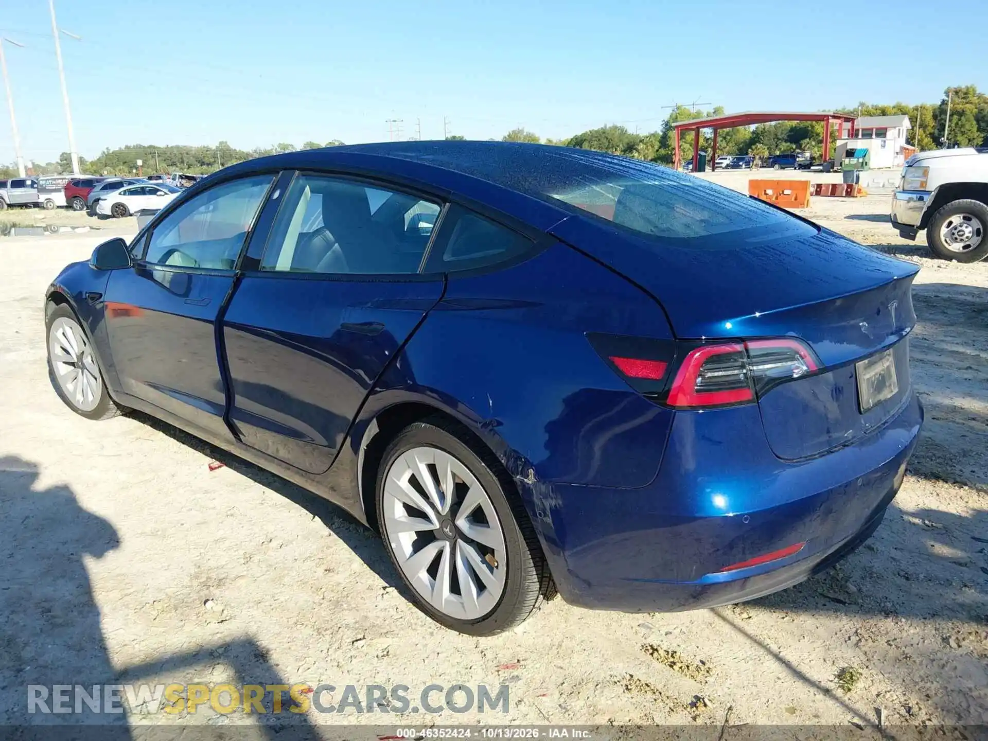 3 Фотография поврежденного автомобиля 5YJ3E1EA8NF188992 TESLA MODEL 3 2022