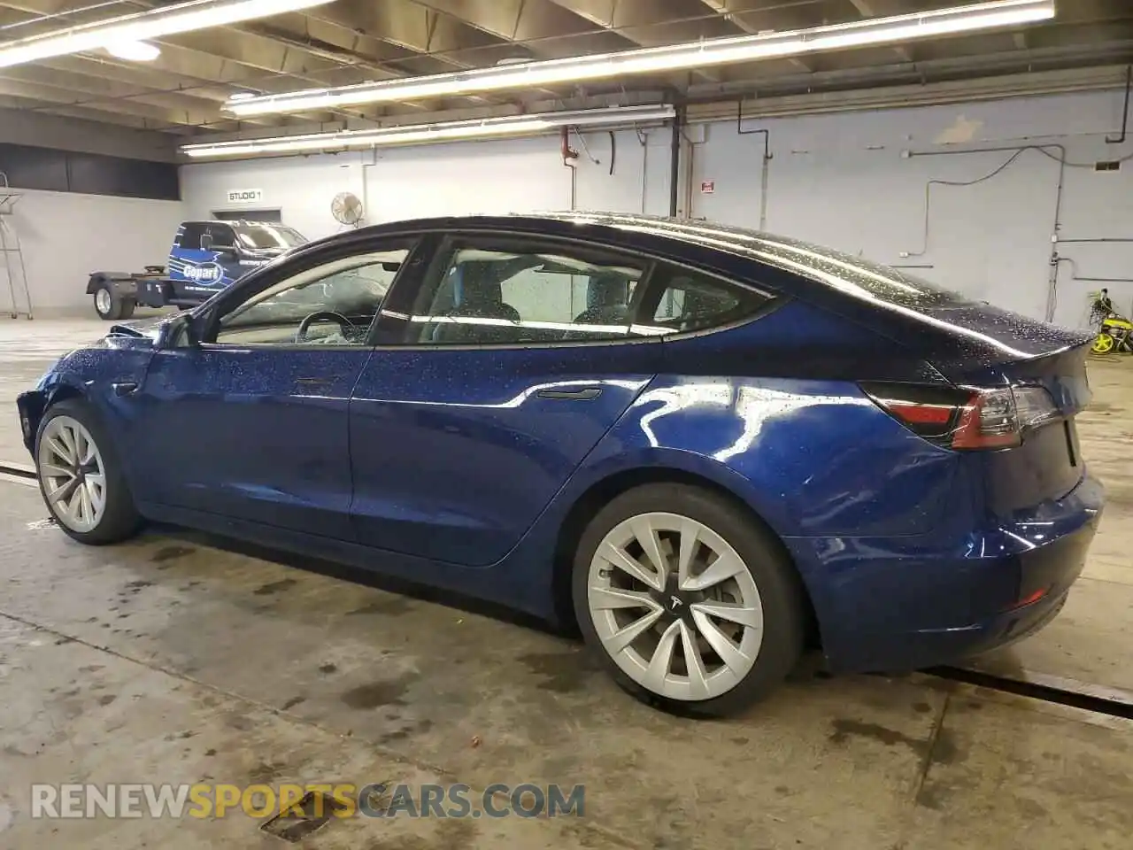 2 fotografías del automóvil dañado 5YJ3E1EA8NF190872 TESLA MODEL 3 2022