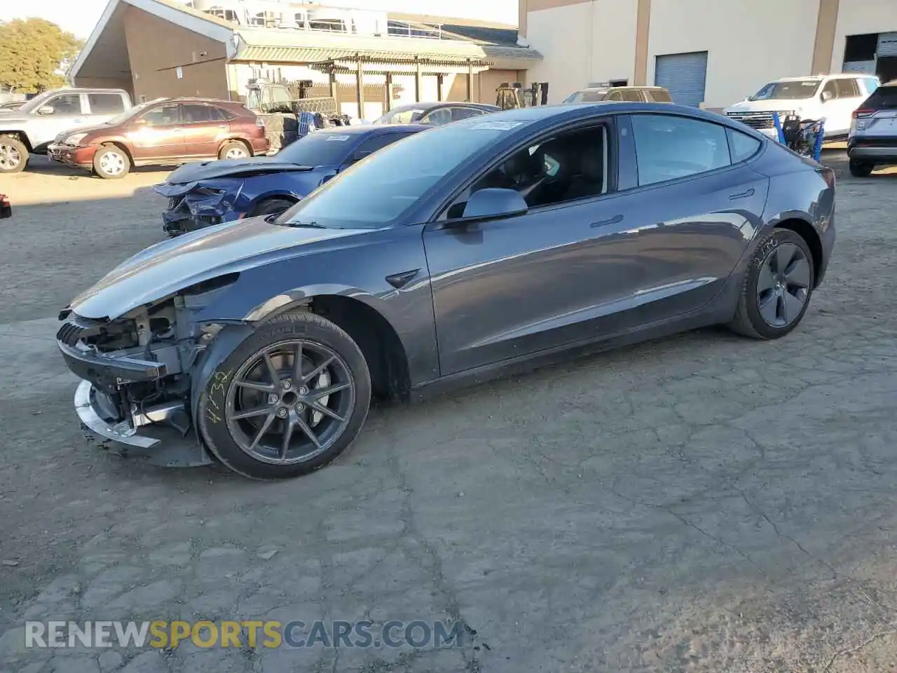 1 Photograph of a damaged car 5YJ3E1EA8NF201711 TESLA MODEL 3 2022