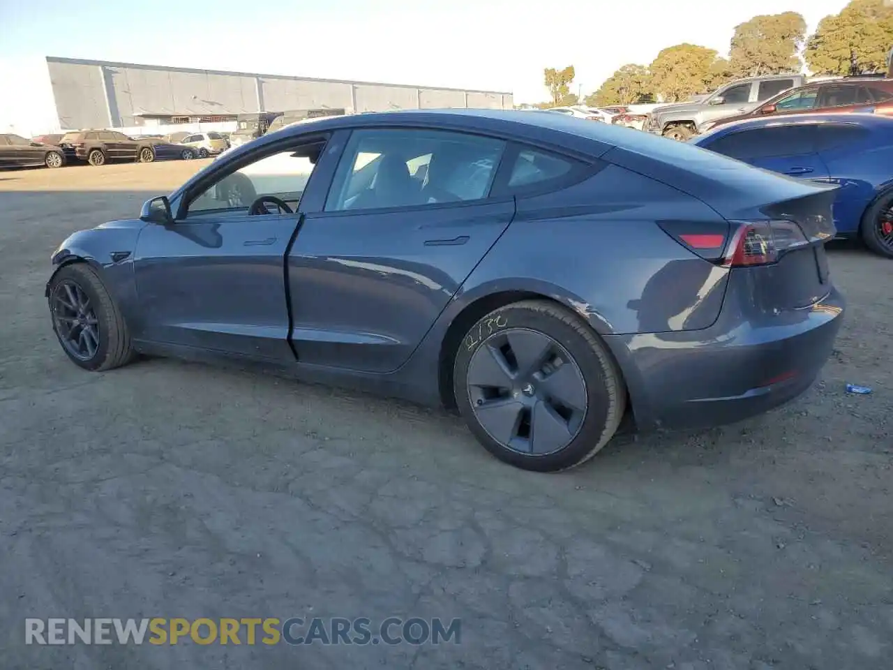 2 Photograph of a damaged car 5YJ3E1EA8NF201711 TESLA MODEL 3 2022