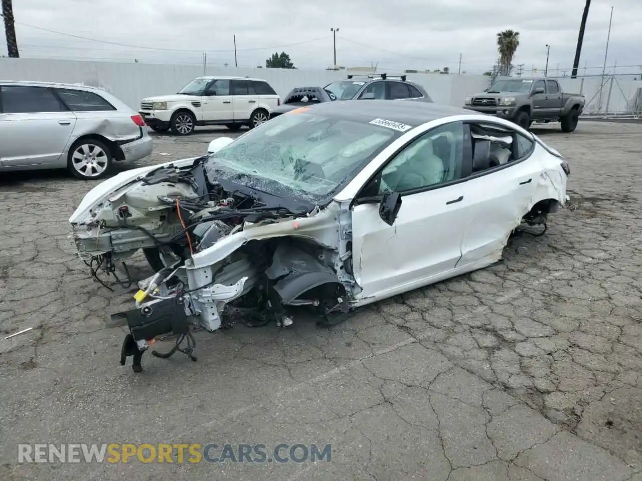 1 fotografías del automóvil dañado 5YJ3E1EA8NF244865 TESLA MODEL 3 2022