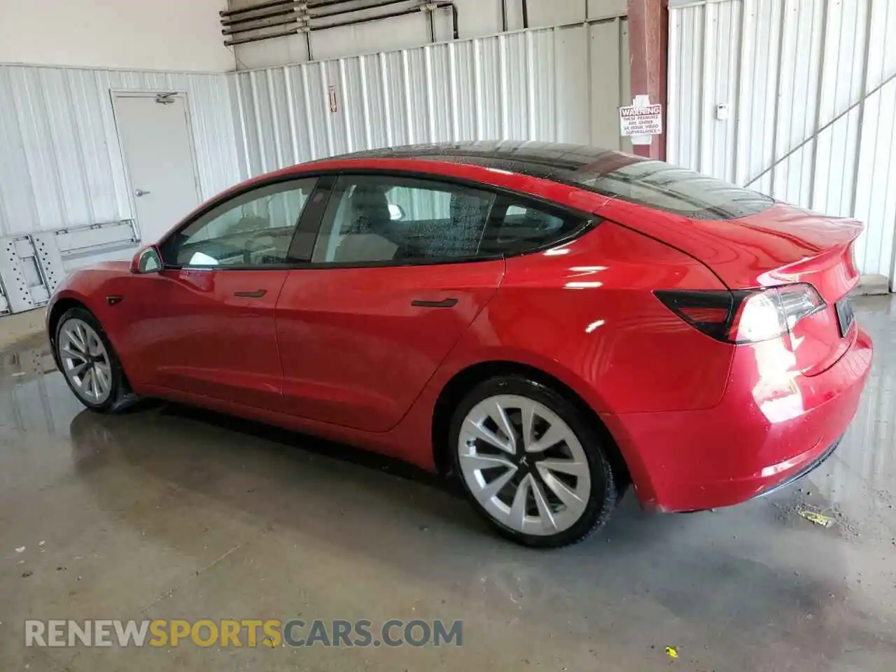 2 Photograph of a damaged car 5YJ3E1EA8NF286520 TESLA MODEL 3 2022