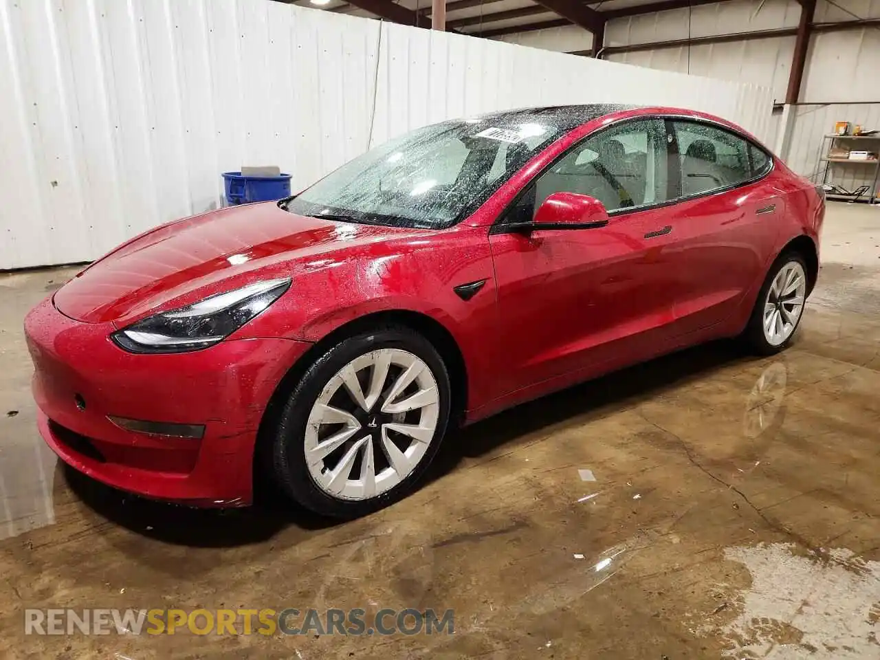1 Photograph of a damaged car 5YJ3E1EA8NF286551 TESLA MODEL 3 2022