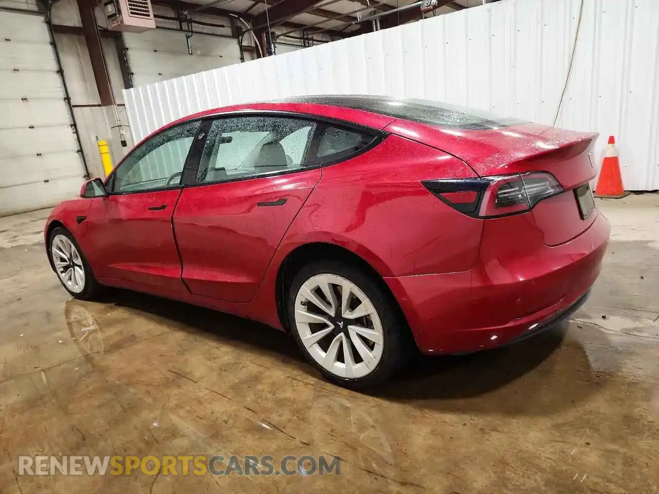 2 Photograph of a damaged car 5YJ3E1EA8NF286551 TESLA MODEL 3 2022