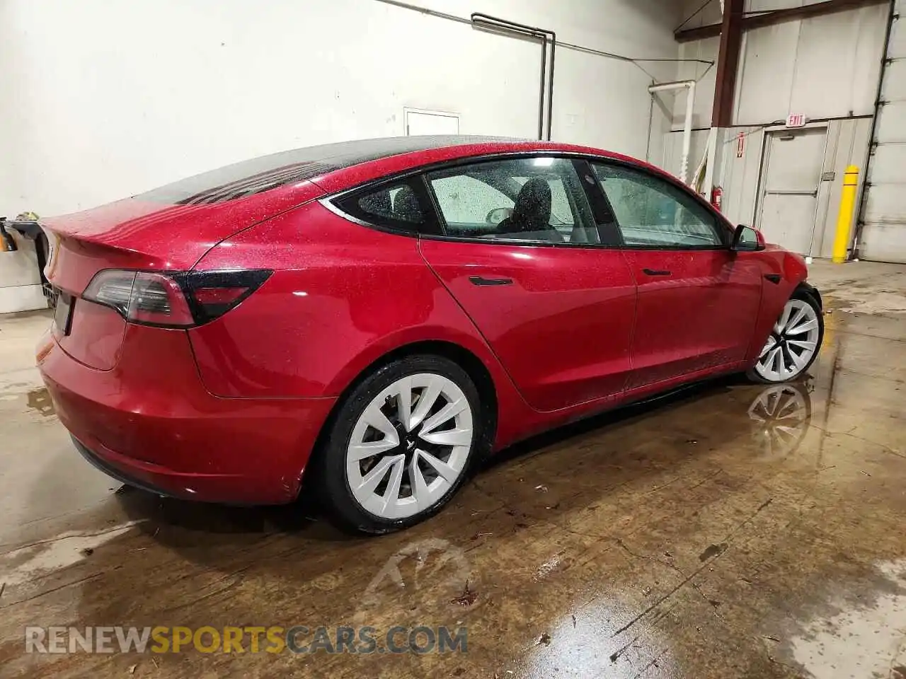 3 Photograph of a damaged car 5YJ3E1EA8NF286551 TESLA MODEL 3 2022
