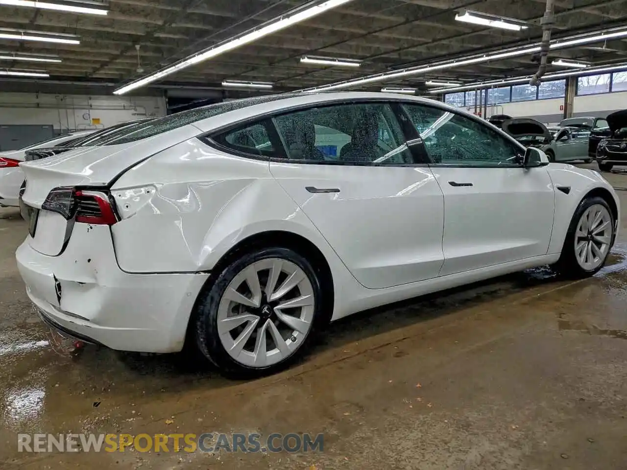 3 Photograph of a damaged car 5YJ3E1EA8NF287893 TESLA MODEL 3 2022