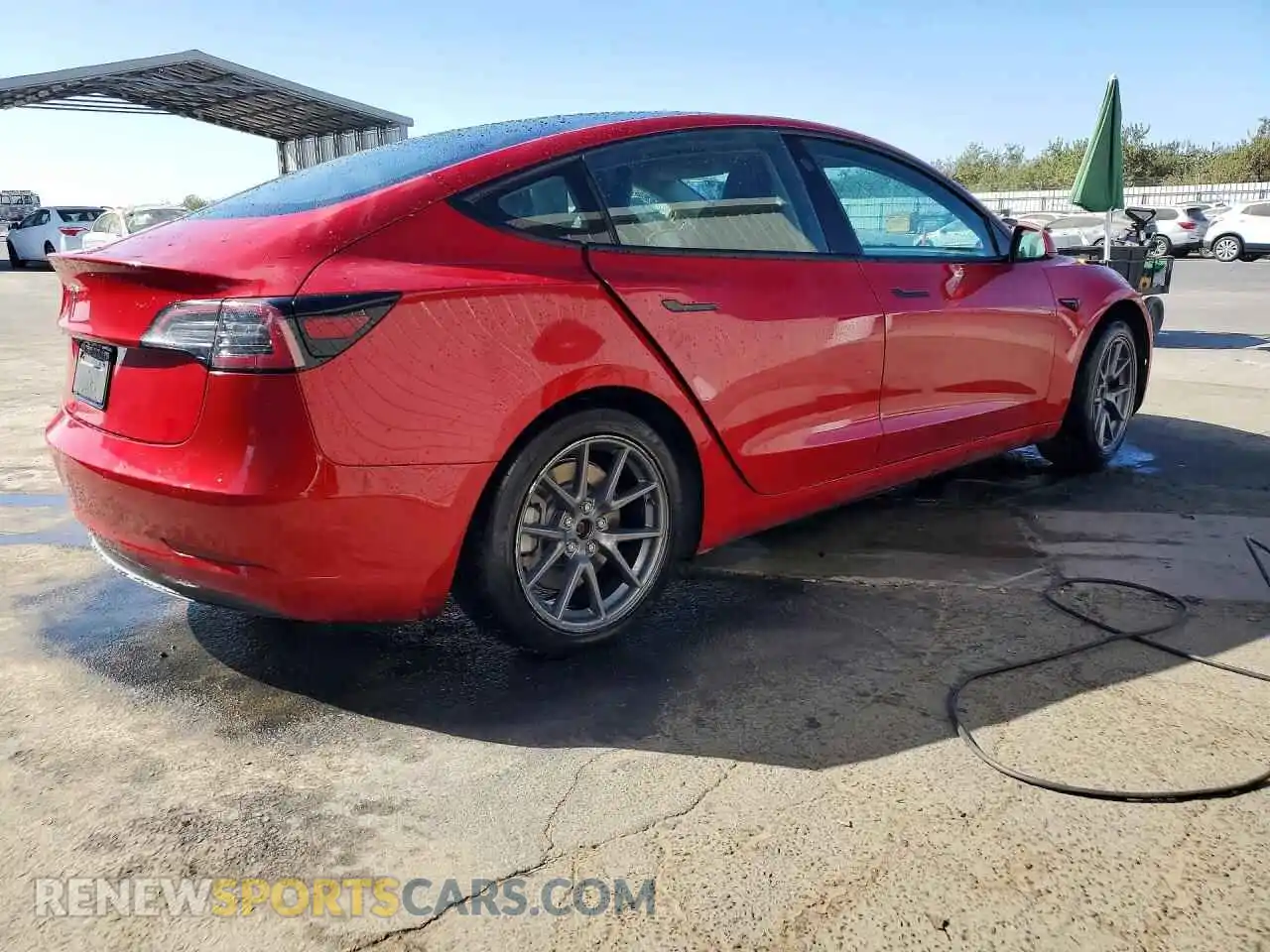 3 fotografías del automóvil dañado 5YJ3E1EA8NF289708 TESLA MODEL 3 2022