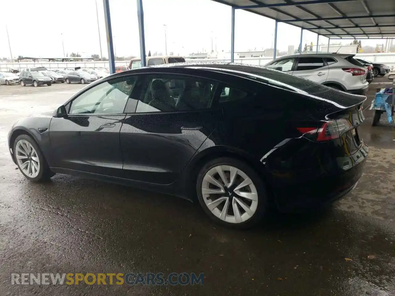 2 Photograph of a damaged car 5YJ3E1EA8NF304515 TESLA MODEL 3 2022