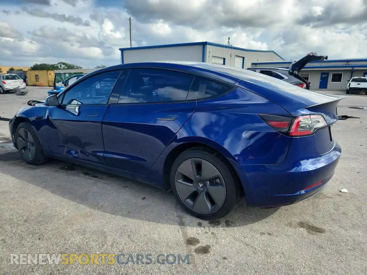 2 fotografías del automóvil dañado 5YJ3E1EA8NF337224 TESLA MODEL 3 2022