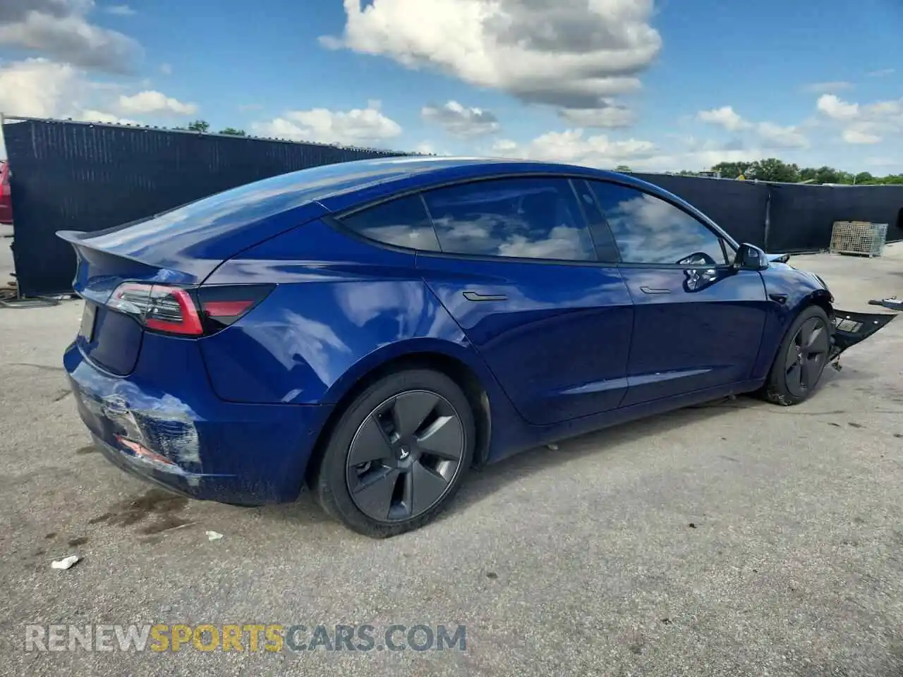 3 fotografías del automóvil dañado 5YJ3E1EA8NF337224 TESLA MODEL 3 2022