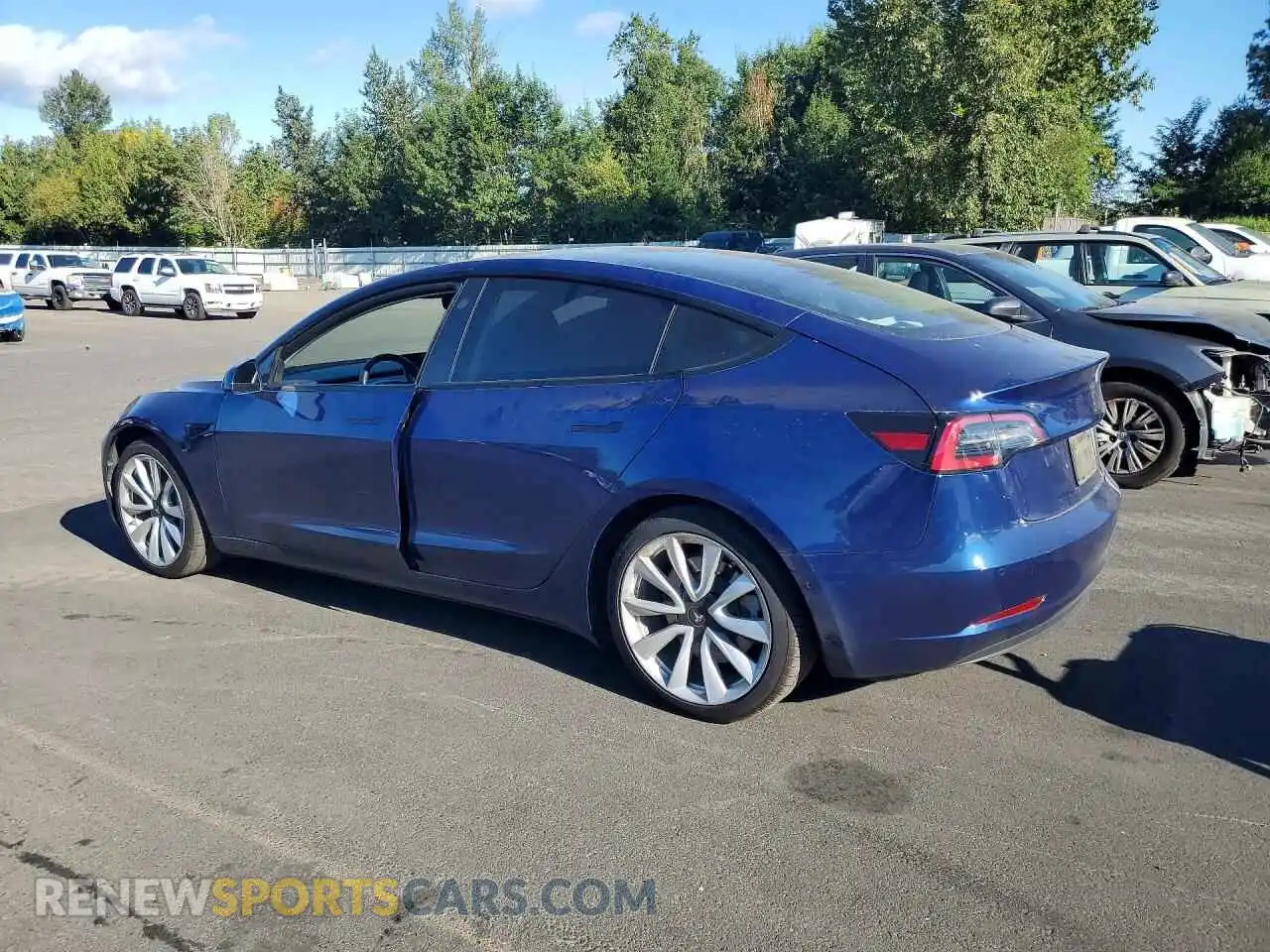 2 Фотография поврежденного автомобиля 5YJ3E1EA8NF372300 TESLA MODEL 3 2022