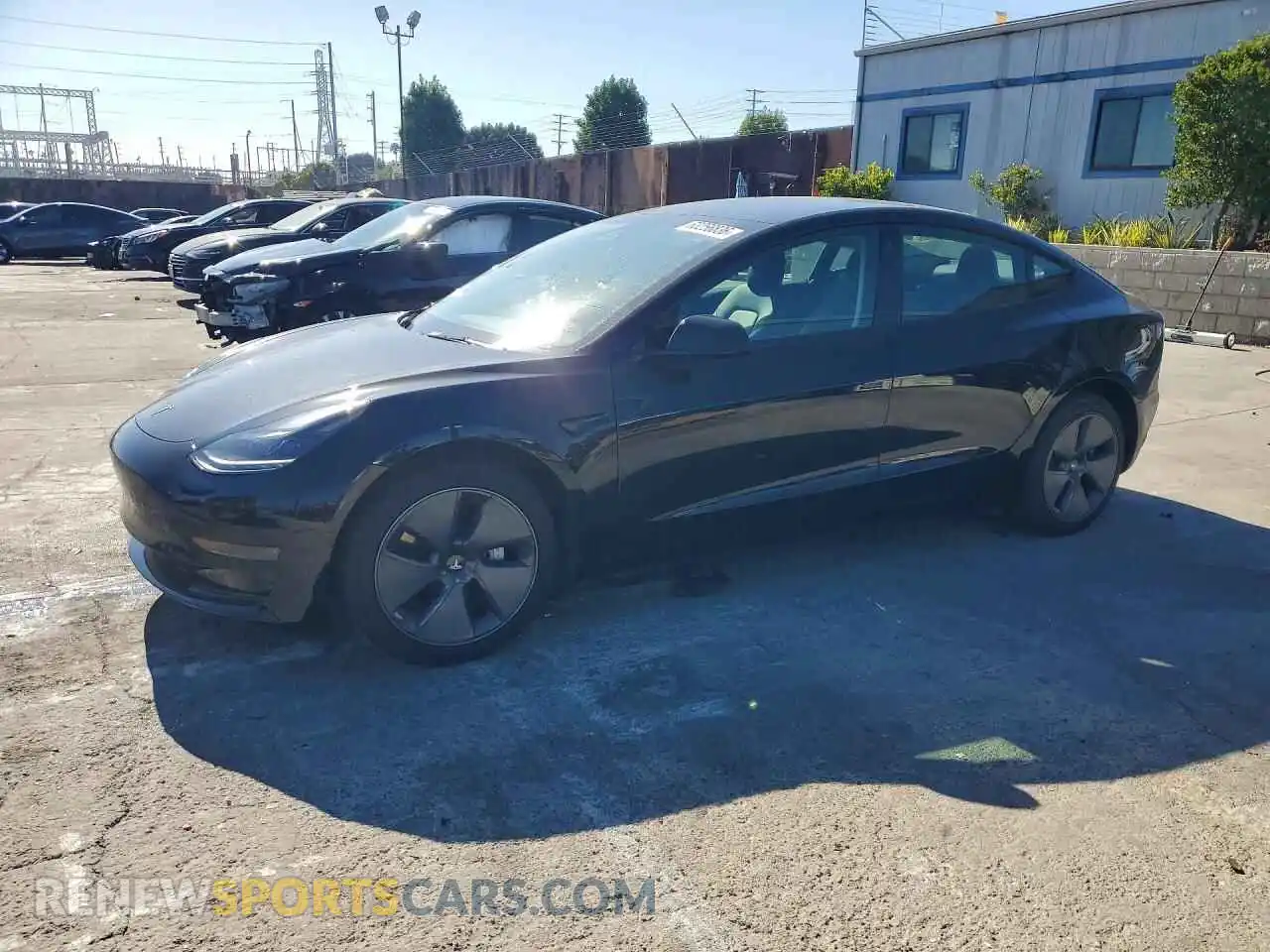 1 Фотография поврежденного автомобиля 5YJ3E1EA9NF123732 TESLA MODEL 3 2022