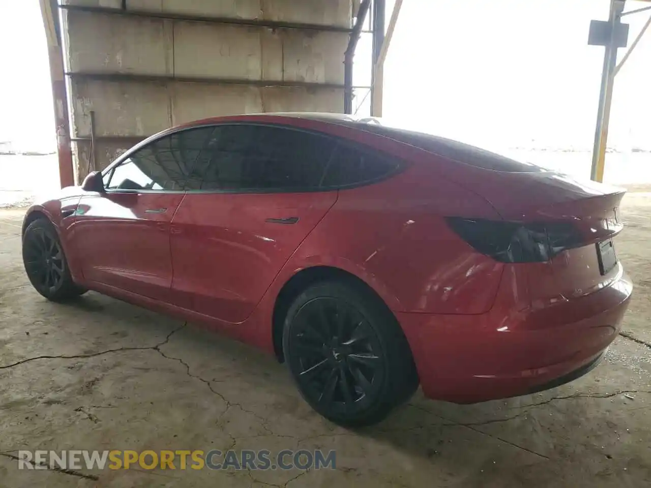 2 Photograph of a damaged car 5YJ3E1EA9NF128364 TESLA MODEL 3 2022