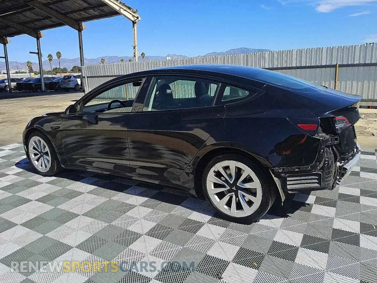 2 Photograph of a damaged car 5YJ3E1EA9NF185339 TESLA MODEL 3 2022