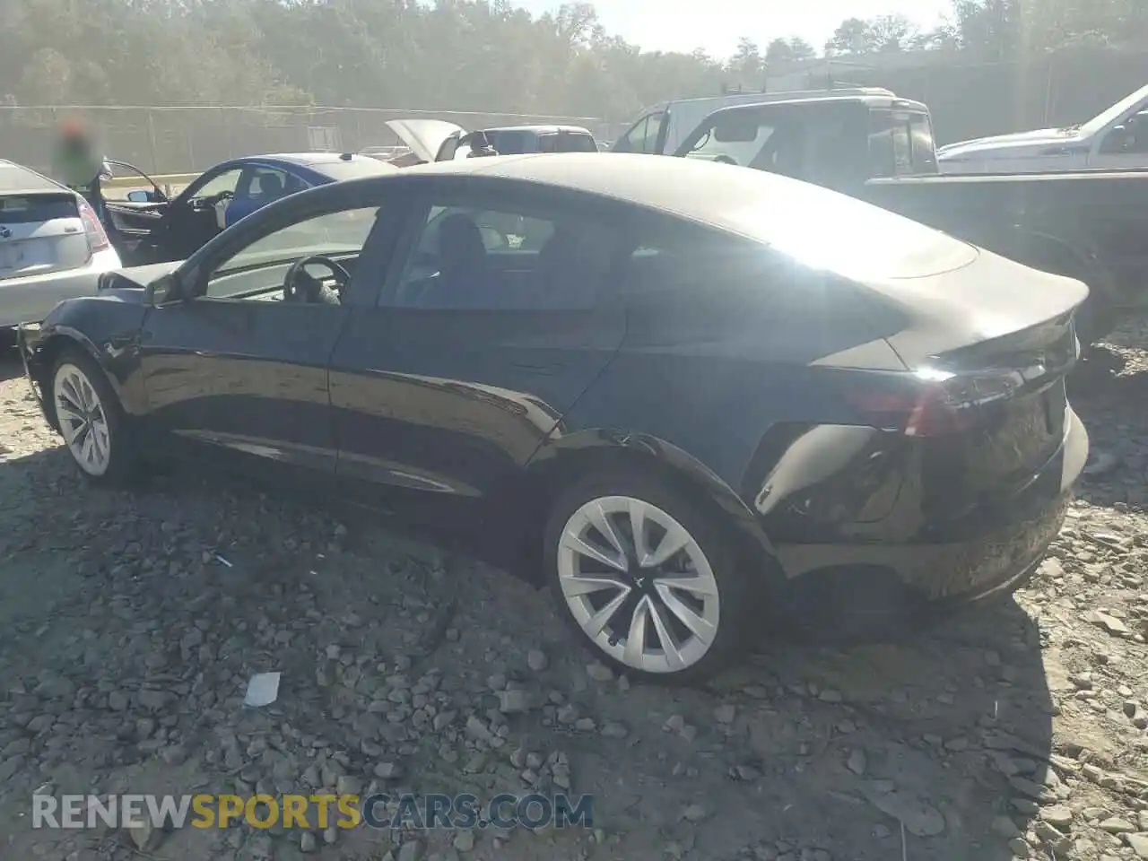 2 Photograph of a damaged car 5YJ3E1EA9NF187575 TESLA MODEL 3 2022