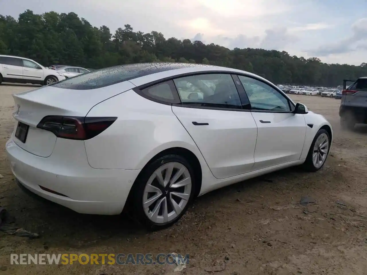 3 Photograph of a damaged car 5YJ3E1EA9NF287904 TESLA MODEL 3 2022