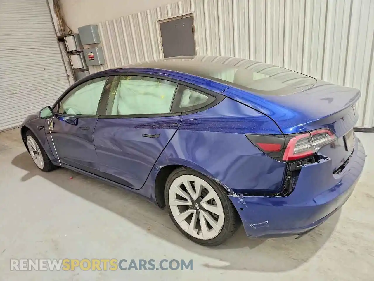 2 Photograph of a damaged car 5YJ3E1EA9NF288292 TESLA MODEL 3 2022