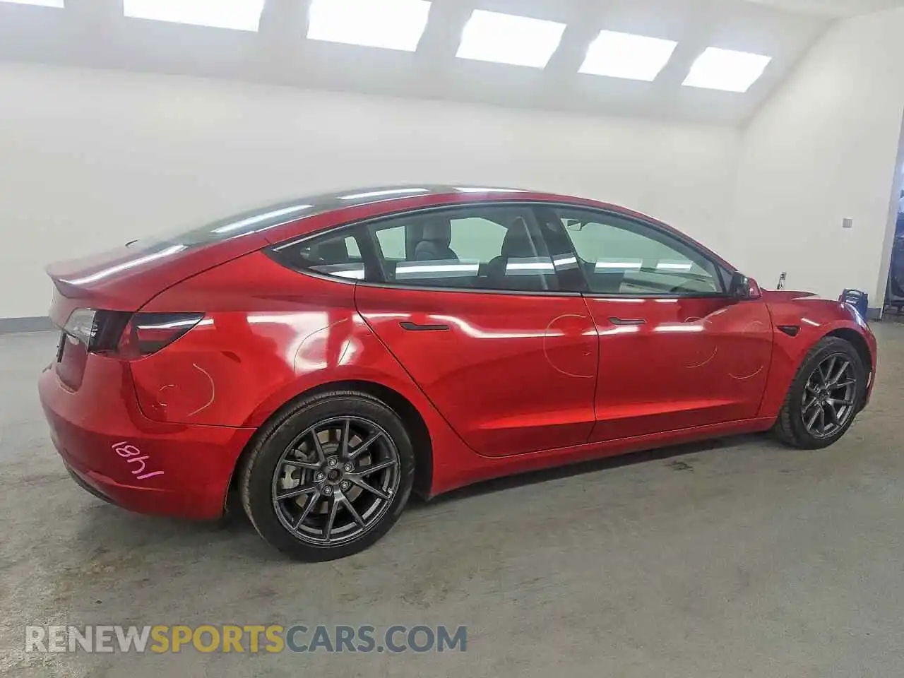 3 Photograph of a damaged car 5YJ3E1EA9NF290513 TESLA MODEL 3 2022
