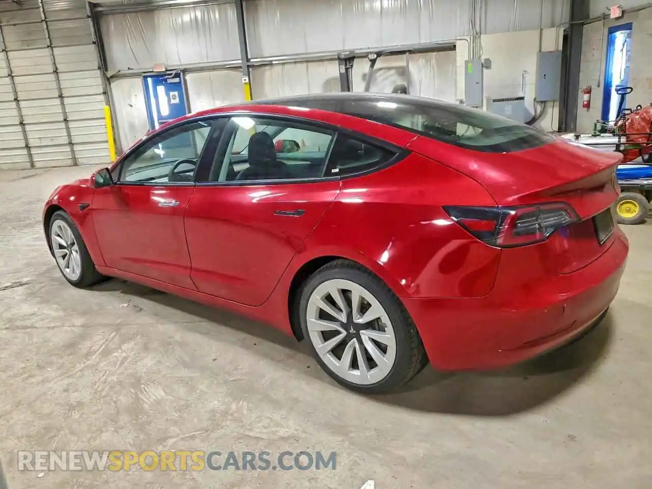2 Photograph of a damaged car 5YJ3E1EA9NF290754 TESLA MODEL 3 2022