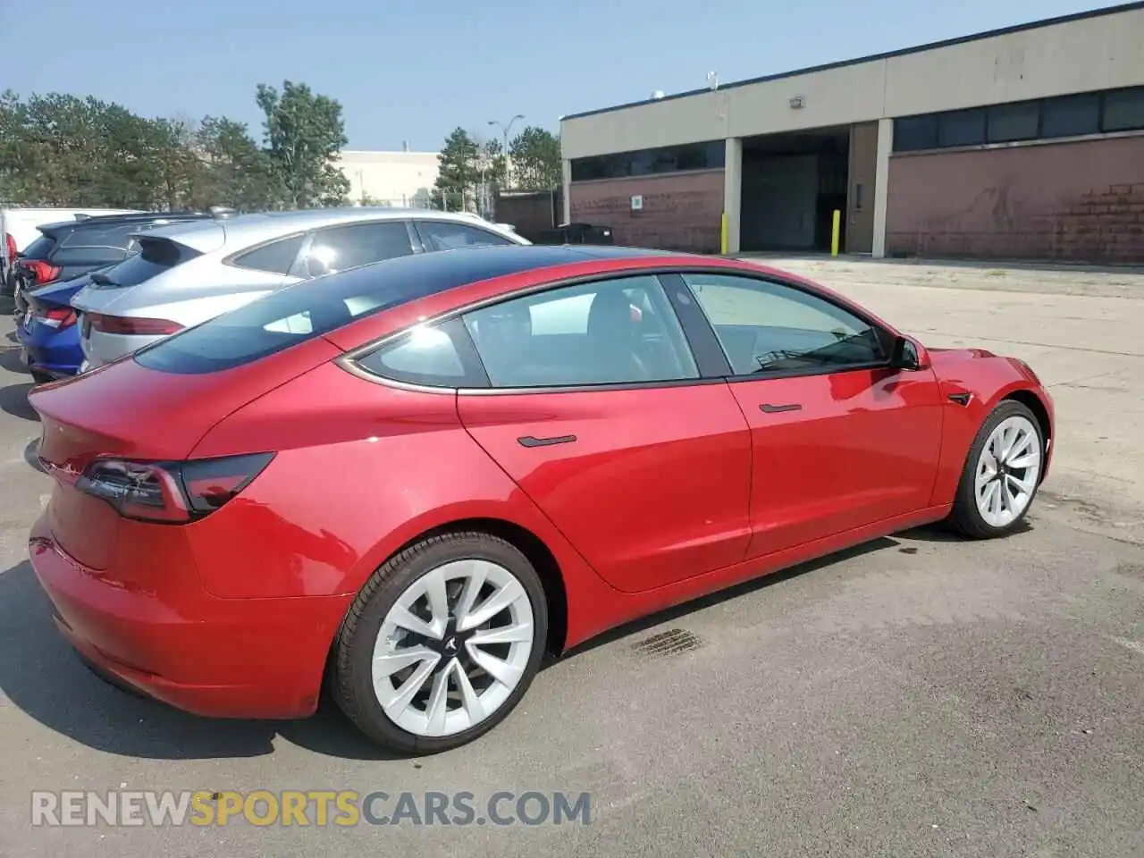 3 Photograph of a damaged car 5YJ3E1EA9NF304751 TESLA MODEL 3 2022