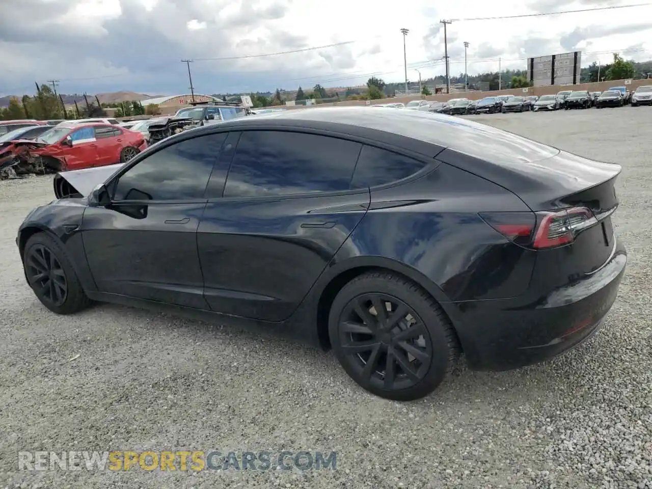 2 Photograph of a damaged car 5YJ3E1EA9NF356266 TESLA MODEL 3 2022