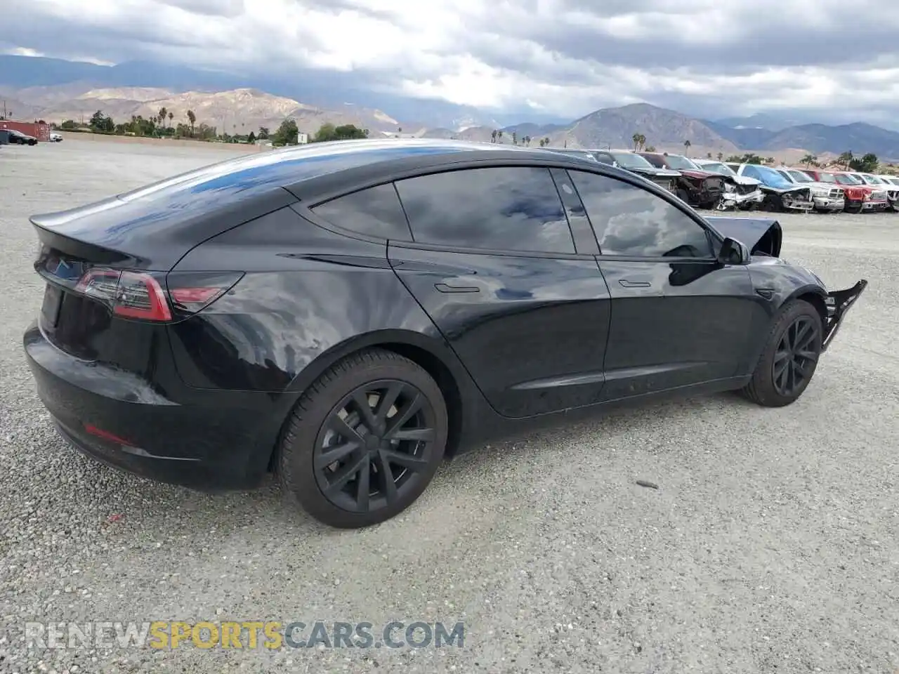 3 Photograph of a damaged car 5YJ3E1EA9NF356266 TESLA MODEL 3 2022
