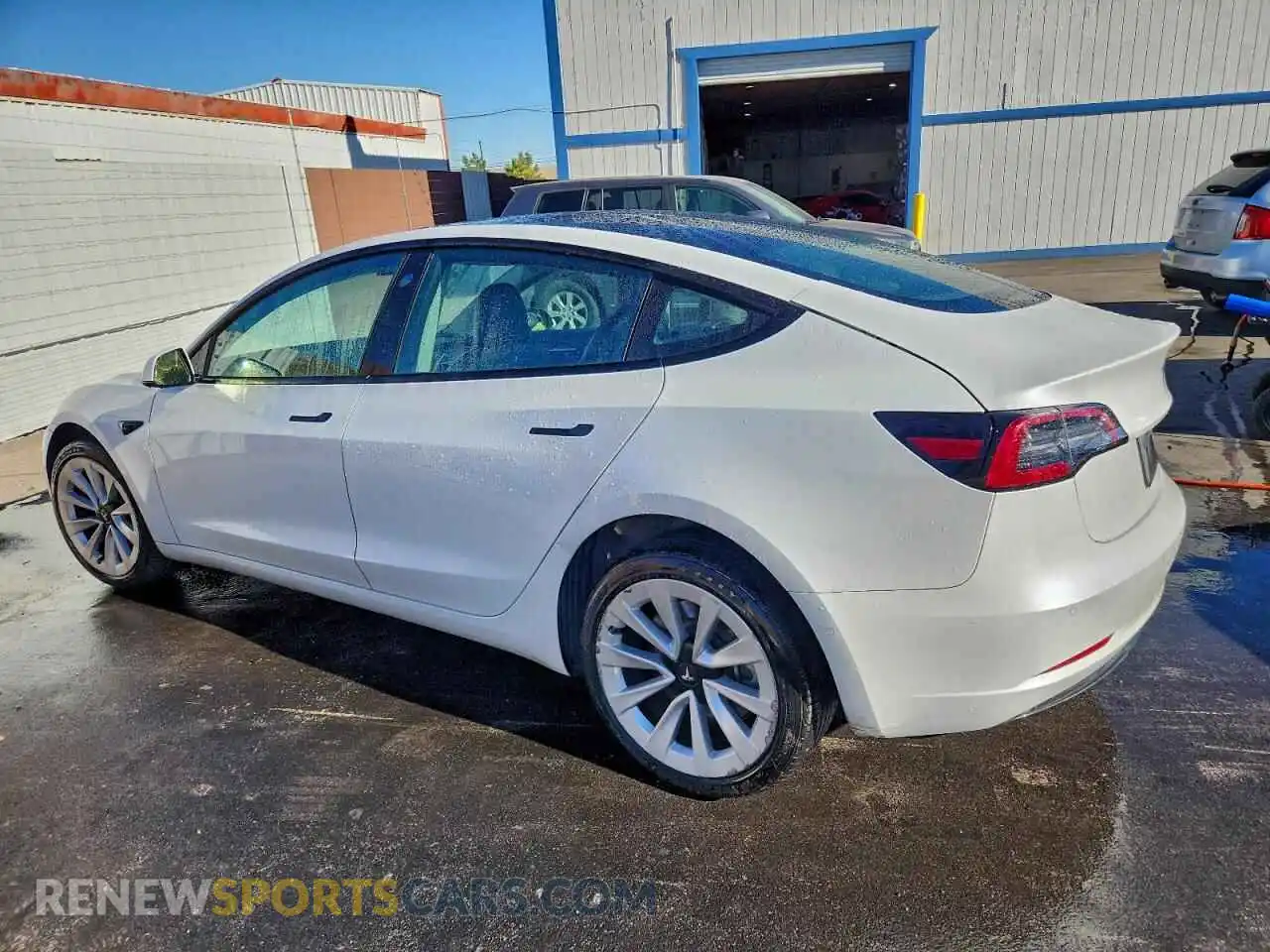 2 Photograph of a damaged car 5YJ3E1EA9NF368448 TESLA MODEL 3 2022