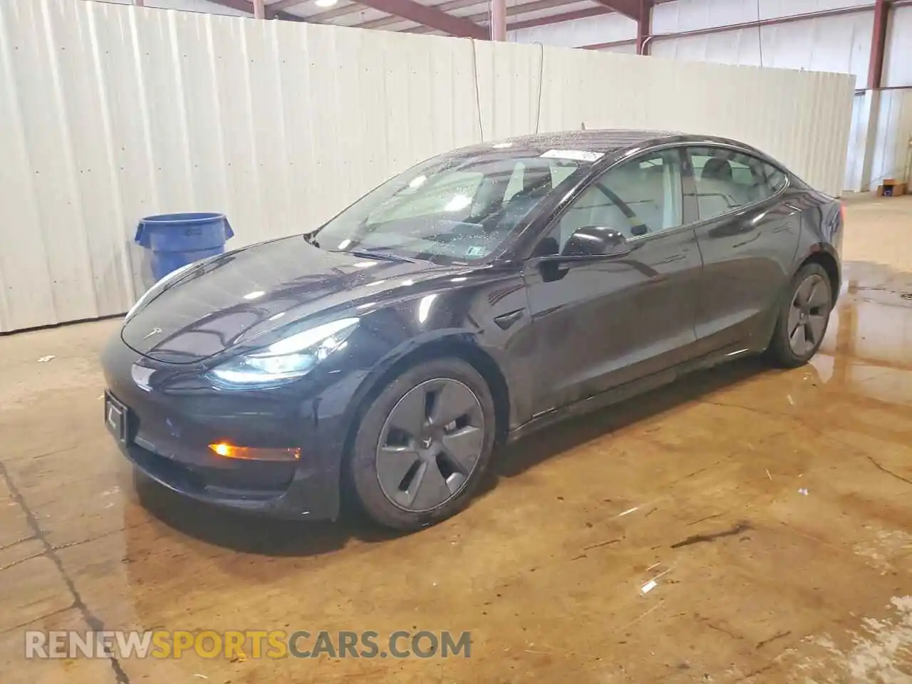 1 Photograph of a damaged car 5YJ3E1EA9NF368501 TESLA MODEL 3 2022