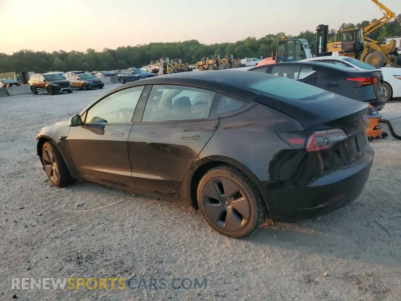 2 Photograph of a damaged car 5YJ3E1EA9NF369969 TESLA MODEL 3 2022