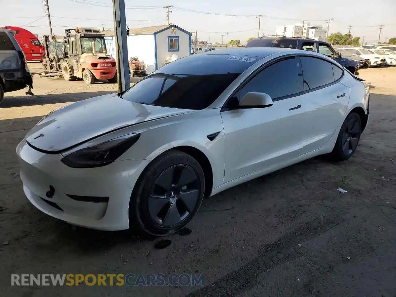 1 fotografías del automóvil dañado 5YJ3E1EAXNF125392 TESLA MODEL 3 2022