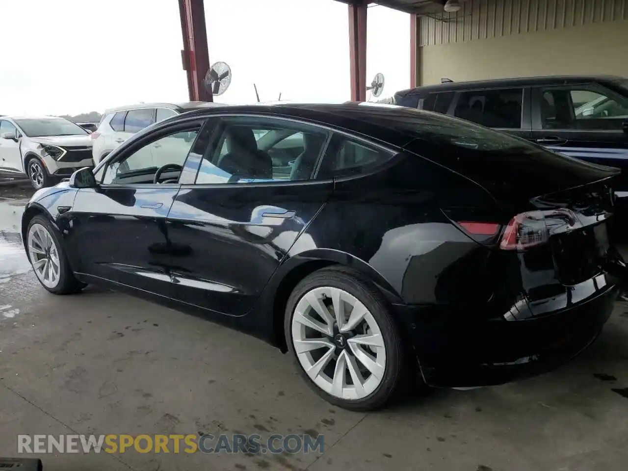 2 Photograph of a damaged car 5YJ3E1EAXNF186757 TESLA MODEL 3 2022
