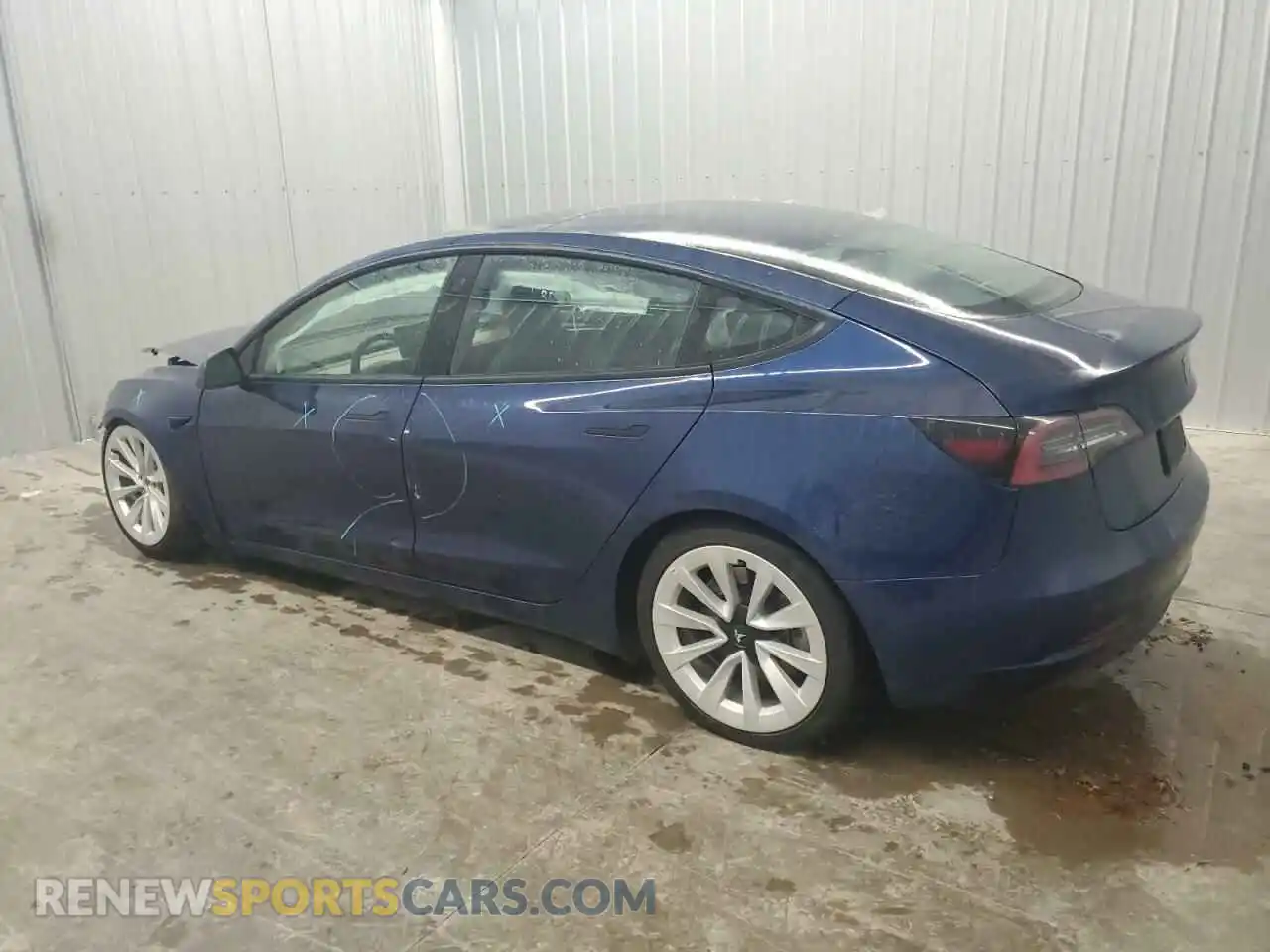 2 Photograph of a damaged car 5YJ3E1EAXNF288298 TESLA MODEL 3 2022
