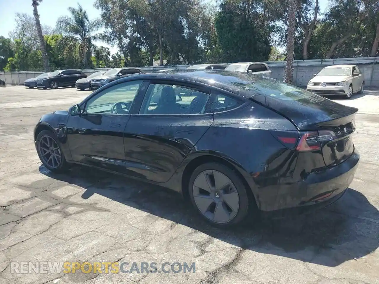 2 Photograph of a damaged car 5YJ3E1EAXNF288480 TESLA MODEL 3 2022