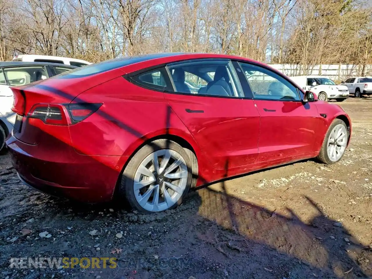 3 Photograph of a damaged car 5YJ3E1EAXNF290357 TESLA MODEL 3 2022