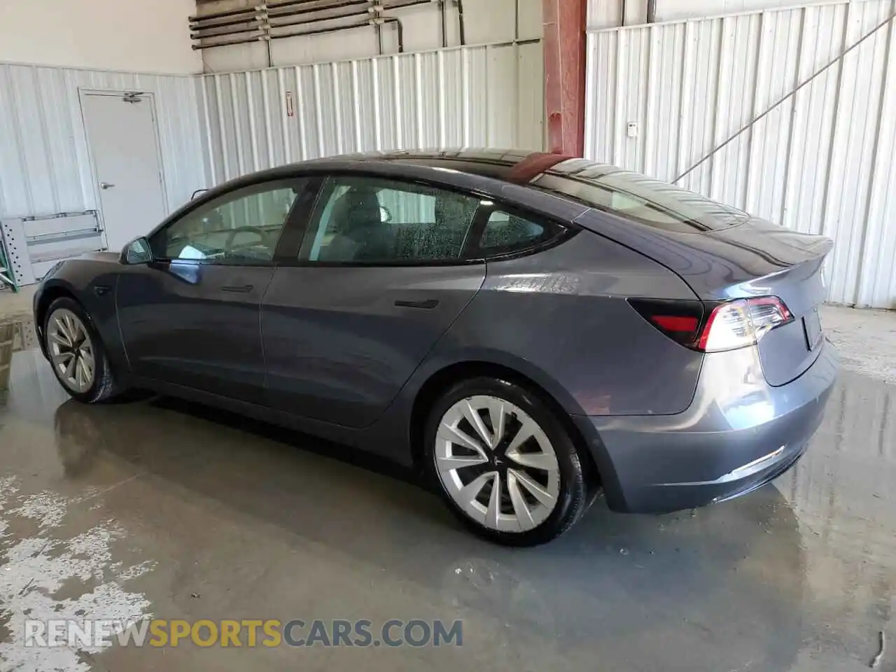 2 Photograph of a damaged car 5YJ3E1EAXNF369706 TESLA MODEL 3 2022