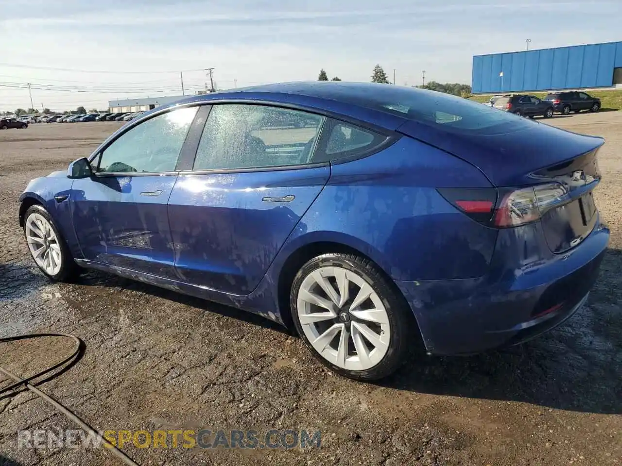 2 Photograph of a damaged car 5YJ3E1EAXNF369897 TESLA MODEL 3 2022