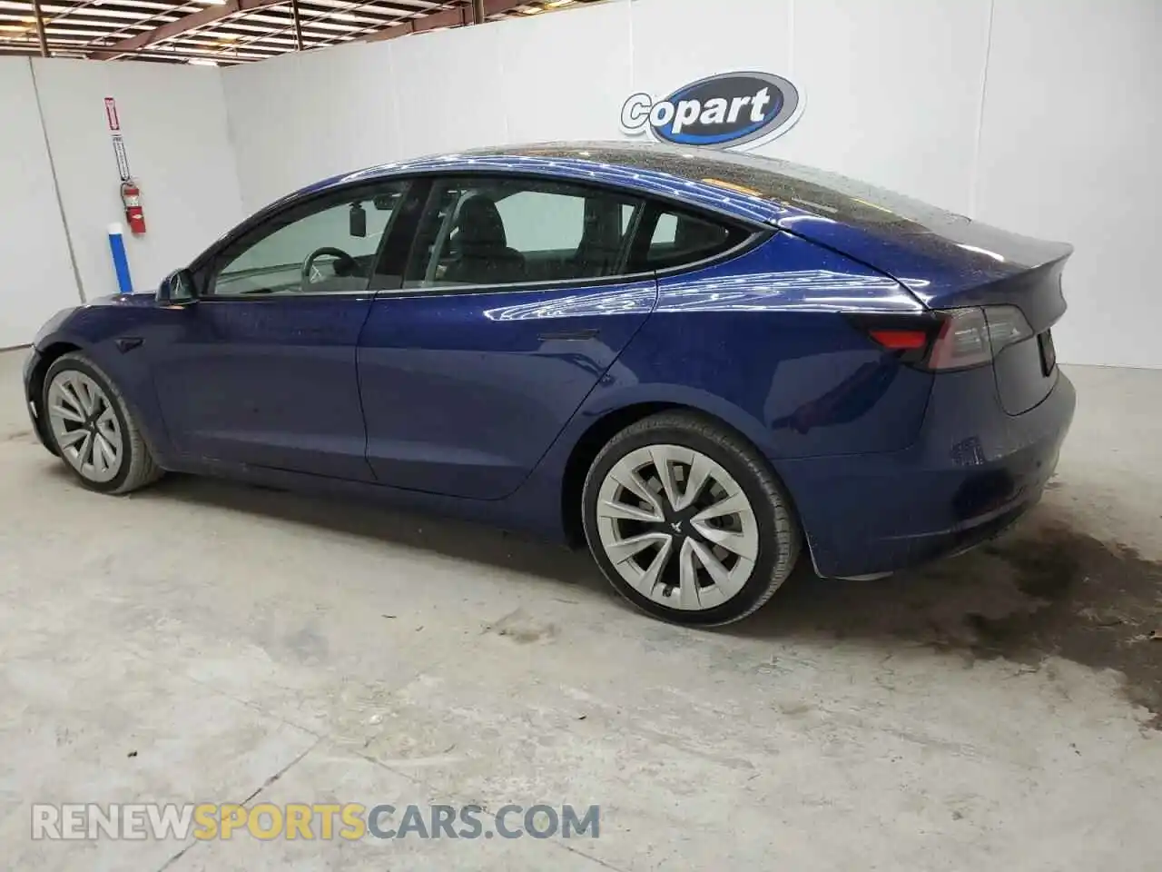 2 fotografías del automóvil dañado 5YJ3E1EAXNF370113 TESLA MODEL 3 2022