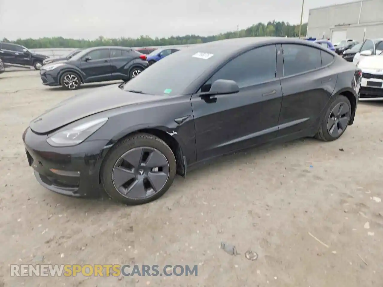 1 fotografías del automóvil dañado 5YJ3E1EB0NF112059 TESLA MODEL 3 2022